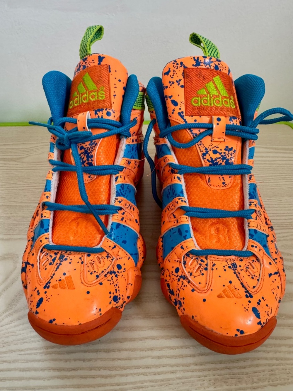 Adidas Crazy 7 Kobe All-Star Orange Paint Splatter Men's Size 7 G98386 - Picture 6 of 11